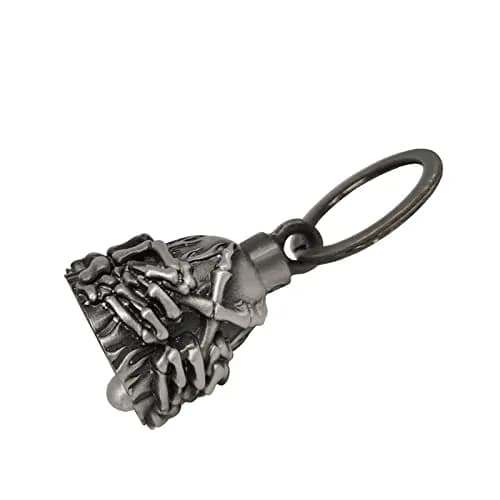 Dream Apparel Guardian Angel Motorcycle Bell - Finger & Skeleton Design | Ride Safe thumbnail 4