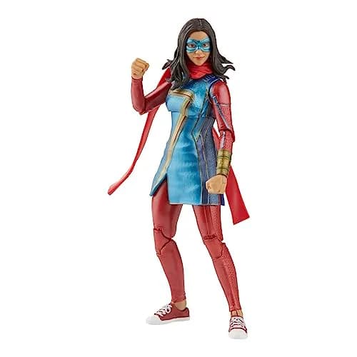 Marvel Legends Series Disney Plus Ms. Marvel Action Figure 6-inch | Premium Collectible Toy with Accessories thumbnail 1