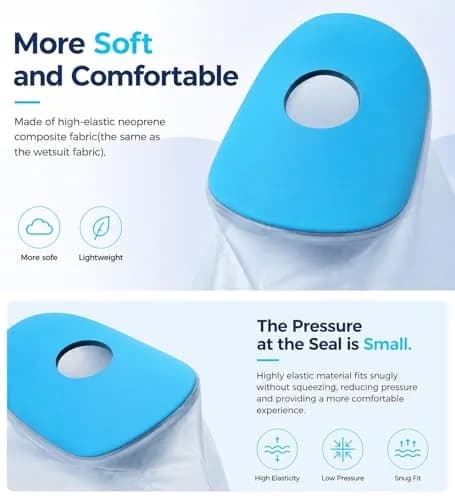 Divvsck PICC Line Shower Cover Waterproof Arm Sleeve for Chemotherapy & Wound Care | Reusable, Snug Fit thumbnail 2