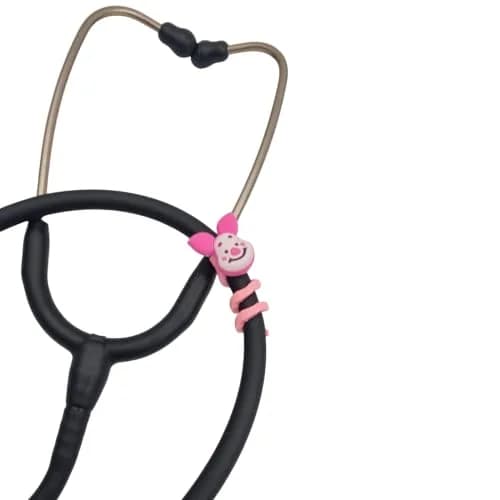 Charmscope Pig Clown Stethoscope Charm - Pink | Medical Gift for Nurses & Doctors thumbnail 1