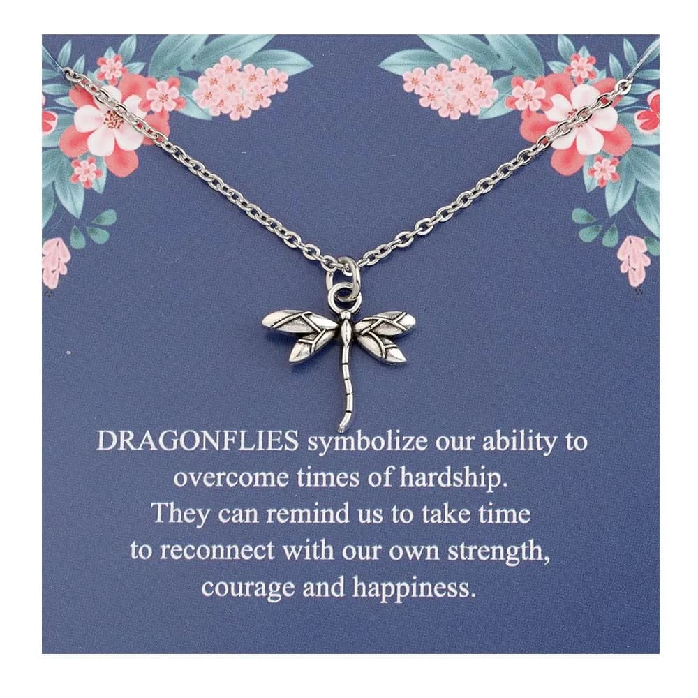 TGBJE Dragonfly Necklace - Spirit Animal Gift for Women & Daughters - Charm Jewelry - main product image