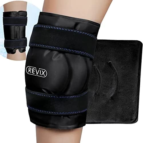 REVIX XL Knee Ice Pack Wrap for Recovery | Cold Compression for Discomfort & Fatigue thumbnail 1