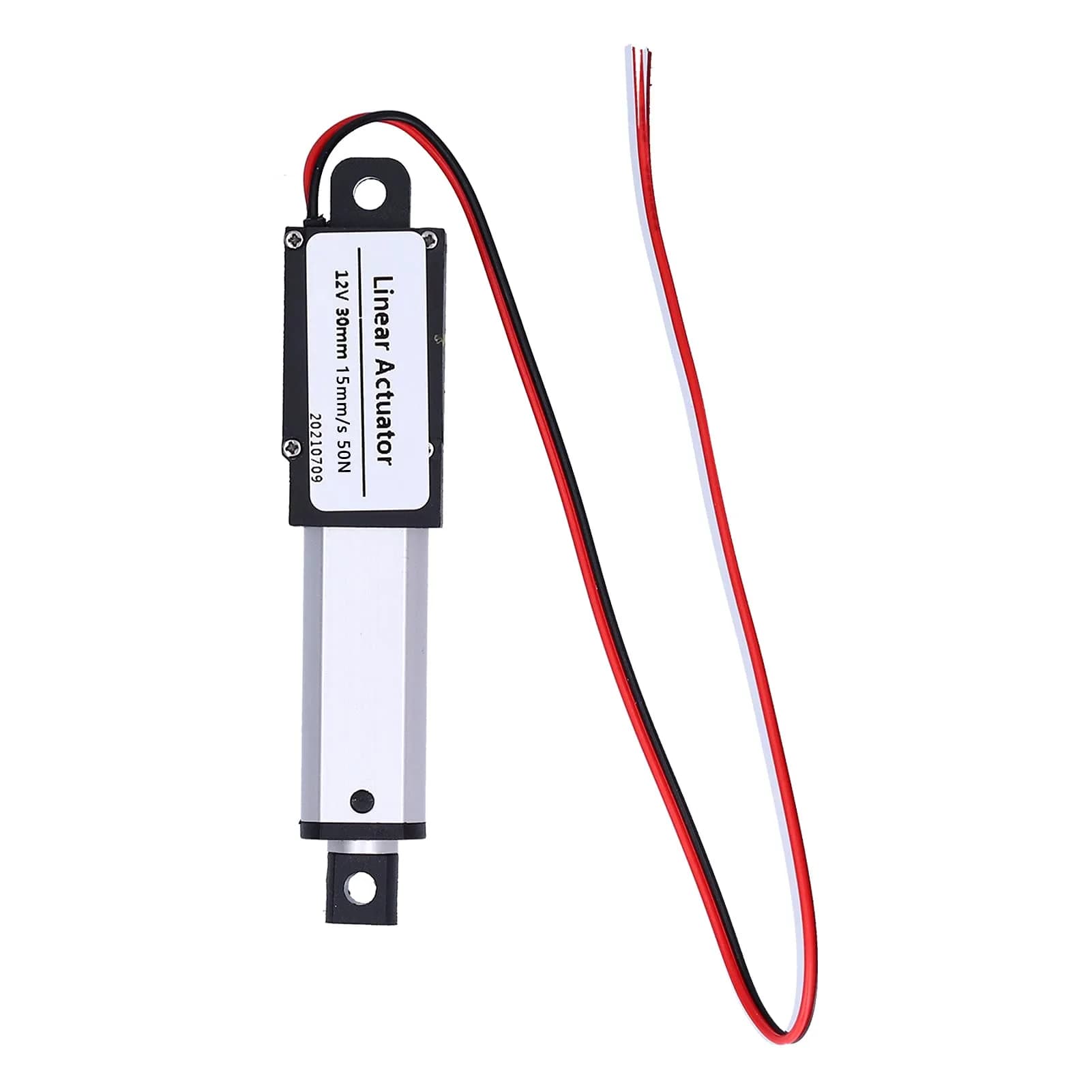 Lairun Mini Electric Linear Actuator 30mm Stroke DC 12V | Built-in Limit Switch, 15mm/s-50N - main product image
