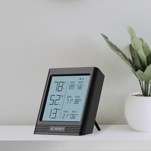 AC Infinity Smart Hygrometer B1 Temperature Humidity VPD Monitor with Bluetooth App | 5.7cm (2.25 in) thumbnail 7