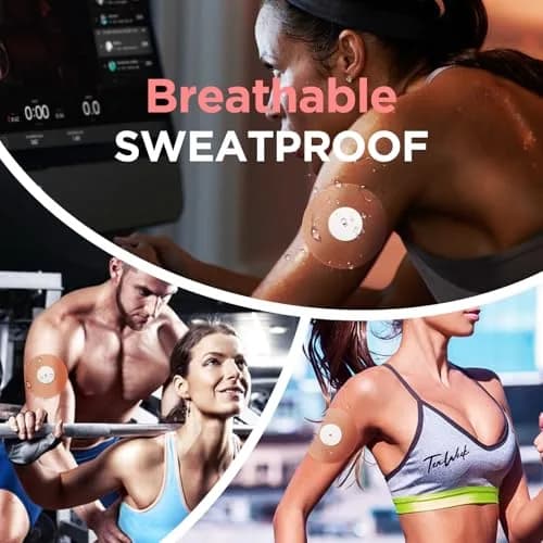 OK TAPE Freestyle Libre Adhesive Patches 15 PCS Beige | Waterproof & Sweatproof CGM Sensor Protection thumbnail 2