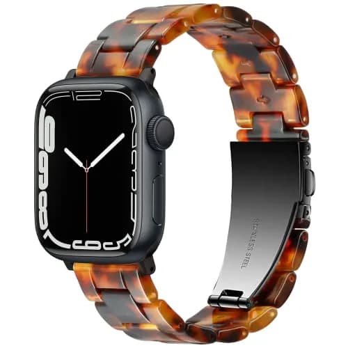 Vamyzji Apple Watch Band 49mm 45mm 44mm 42mm Waterproof Resin for Series 1-11, Ultra, SE | Stylish & Lightweight thumbnail 1