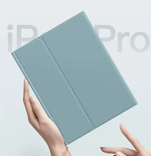 QIYIBOCASE Galaxy Tab S6 Lite Keyboard Case Mint Green | Detachable Round Keys Bluetooth Keyboard with S Pen Holder thumbnail 5