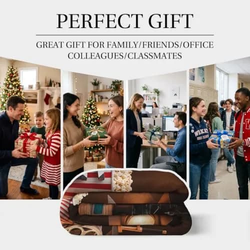 Jekeno Movie Gifts Blanket Cinema Throw Blanket 50x60 Inch | Movie Theater Theme Gifts for Movie Lovers thumbnail 5