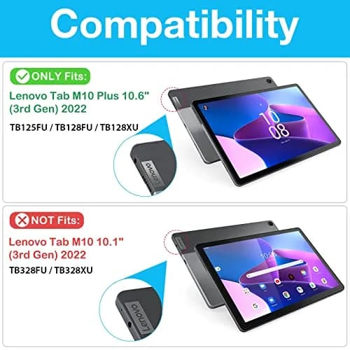 ProCase Slim Stand Case for Lenovo Tab M10 Plus 3rd Gen 10.6" Navy | Auto Sleep Wake & Foldable Stand thumbnail 3