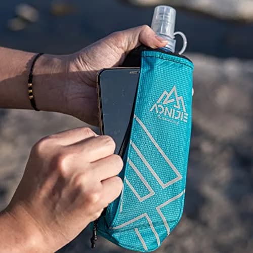 AONIJIE Handheld Hydration Pack with 500ml Soft Flask | Adjustable Strap, Reflective Trim, Multiple Pockets thumbnail 7
