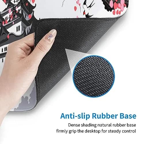 MEWOOCUE Japanese Cherry Blossom Gaming Mouse Pad 80cm x 30cm (31.5 x 11.8 inches) | Smooth Control Surface thumbnail 7