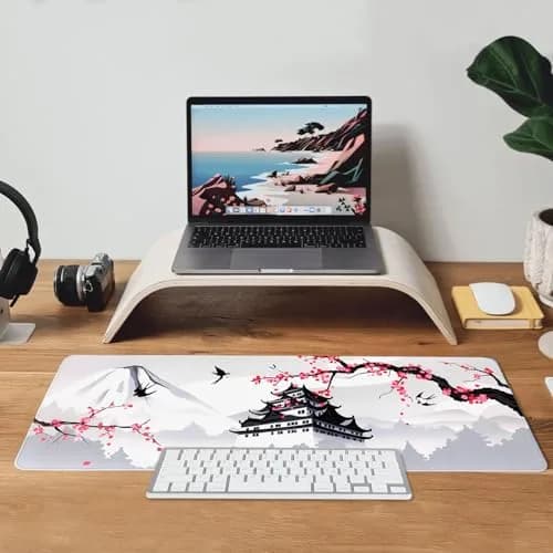 MEWOOCUE Japanese Cherry Blossom Gaming Mouse Pad 80cm x 30cm (31.5 x 11.8 inches) | Smooth Control Surface thumbnail 10
