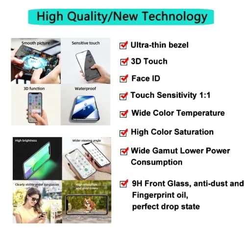 SIMDOG OLED Screen Replacement for iPhone 12/12 Pro 6.1 inch | Full HD Display, 3D Touch, Tools Included thumbnail 9