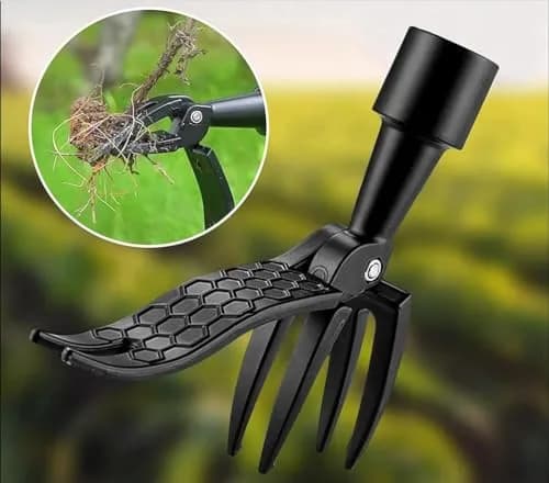 Deashun Stand-Up Weed Picker Head Replacement | Aluminum, Black, 14.5x13.5cm, No Handle thumbnail 8