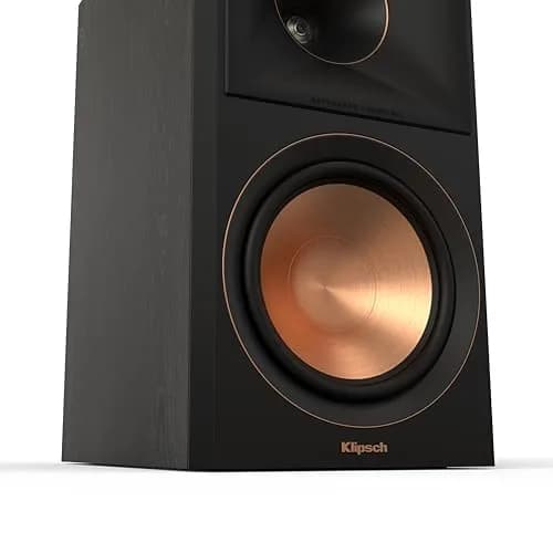 Klipsch Reference Premiere RP-600M II Ebony Bookshelf Speakers | Dynamic Sound with Tractrix Horn thumbnail 5