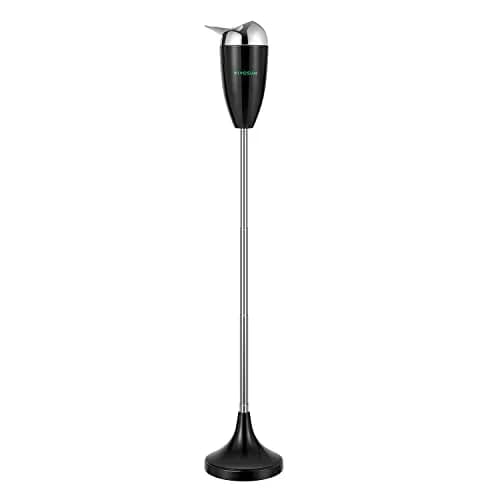 VIVOSUN Adjustable Standing Ashtray with Lid for Patio & Home | 53cm-89cm (21"-35") Height, Black thumbnail 1