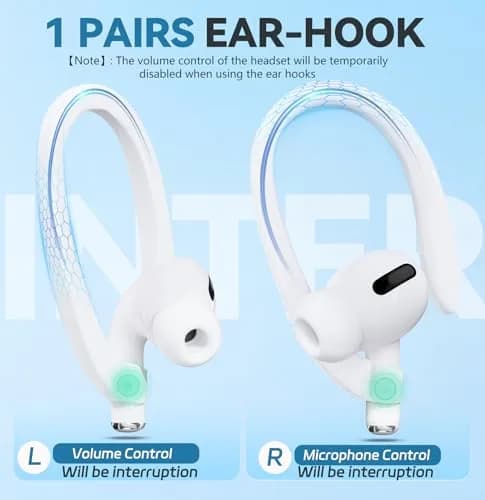 Mooyavia Ultra Strong Magnetic Anti-Lost Strap for AirPods Pro 3rd Gen & 2nd Gen, 5 Pack | Securely Fixes Earbuds During Sports thumbnail 4