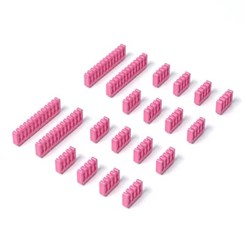 Sirlyr Pink PSU Cable Combs Set,24/8Pin,3.5mm | Bright, Heat-Resistant, Easy Install thumbnail 1