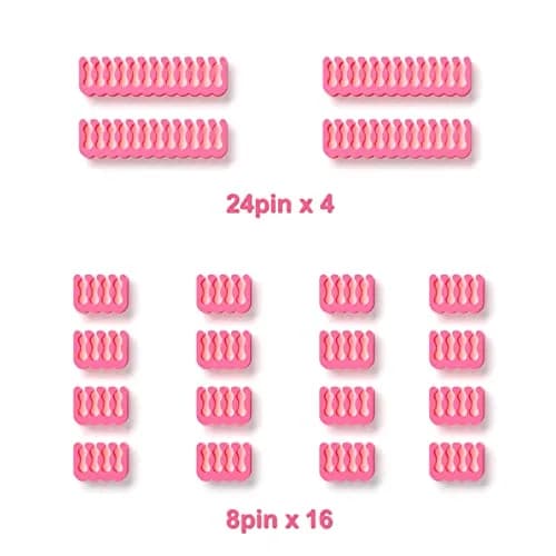 Sirlyr Pink PSU Cable Combs Set,24/8Pin,3.5mm | Bright, Heat-Resistant, Easy Install thumbnail 5