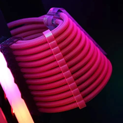 Sirlyr Pink PSU Cable Combs Set,24/8Pin,3.5mm | Bright, Heat-Resistant, Easy Install thumbnail 7