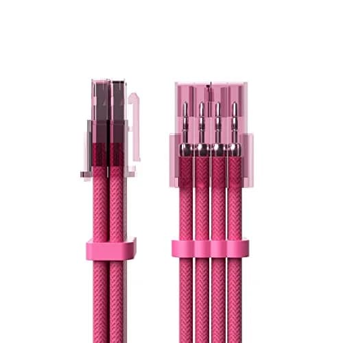 Sirlyr Pink PSU Cable Combs Set,24/8Pin,3.5mm | Bright, Heat-Resistant, Easy Install thumbnail 2