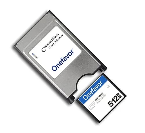 onefavor Compact Flash to PCMCIA ATA Adapter with 512MB CF Card | USB 2.0 Card Reader for Windows & Mac thumbnail 1