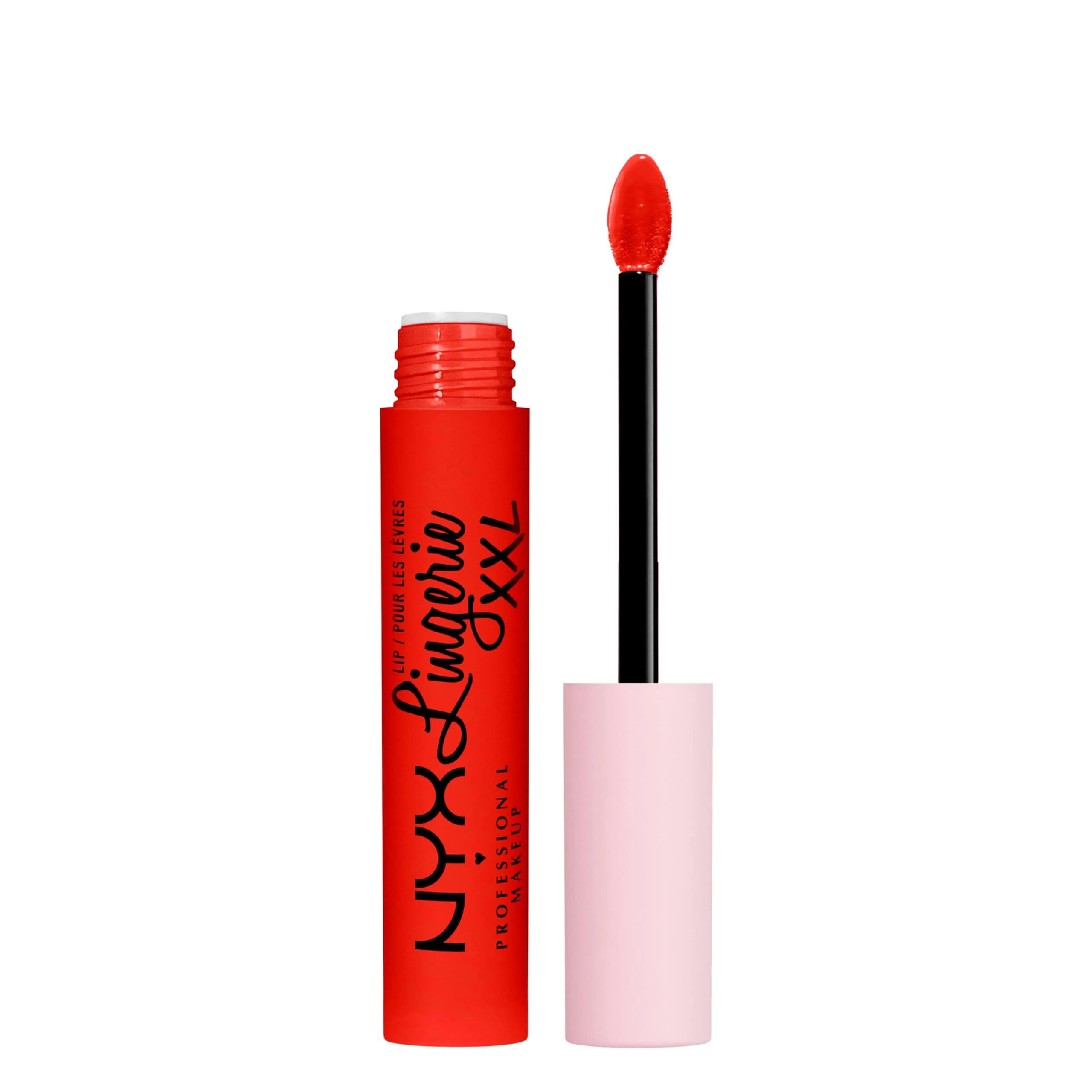 NYX PROFESSIONAL MAKEUP Lip Lingerie XXL Matte Liquid Lipstick - Strip'd Down (Coral Beige) 4ml (0.13 Fl Oz) | Long-Lasting Matte Wear — 27 On Fuego