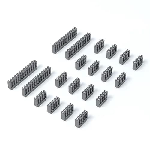 Sirlyr Metal Gray PSU Cable Comb Set 20P | Bright, Durable, Easy Install thumbnail 1