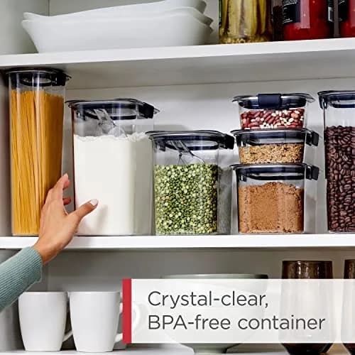 Rubbermaid Brilliance Airtight Food Storage Container 32oz | Shatterproof BPA-Free Dishwasher Safe thumbnail 2