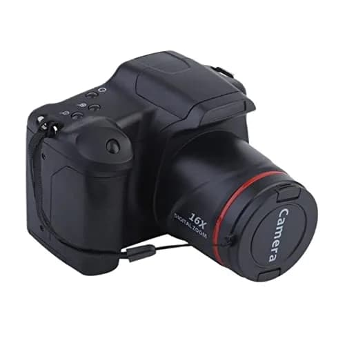 SOLUSTRE Portable 4K Digital Camera with 16x Zoom & 3-inch LCD Screen | Black thumbnail 1