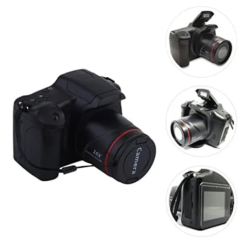 SOLUSTRE Portable 4K Digital Camera with 16x Zoom & 3-inch LCD Screen | Black thumbnail 5