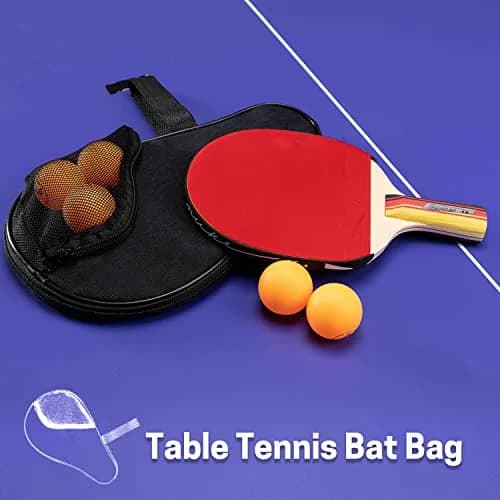 VISEMAN Waterproof Table Tennis Racket Cover, Impact Buffer, Holds 2 Paddles & 5 Balls thumbnail 7