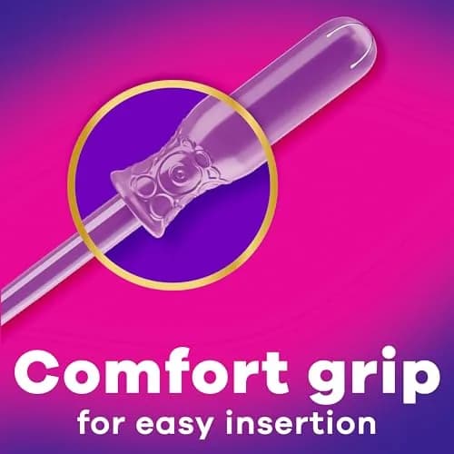 Tampax Radiant Tampons for Women, Super Absorbency, Unscented, 42 Count | #1 U.S. Gynecologist Recommended Tampon Brand thumbnail 6