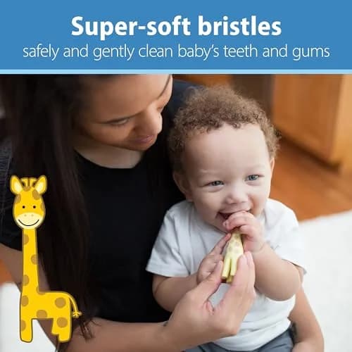 Dr. Brown's Infant Oral Care Bundle: Toothbrush, Toothpaste & Wipes | BPA-Free, Natural Ingredients thumbnail 2