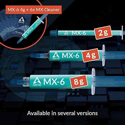 ARCTIC MX-6 Thermal Paste 8 g | Ultimate Performance for CPU, GPU, Laptops thumbnail 8