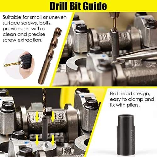 Topec 55-Piece Screw Extractor Set & Broken Bolt Extractors | Industrial Grade Tools for Damaged Fasteners thumbnail 8