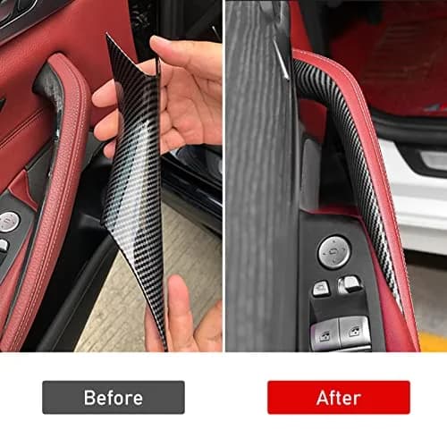 Jaronx Carbon Fiber Pattern Door Handle Covers for BMW 5 Series G30/G31/F90 M5 2017-2022 (2-Piece Set) thumbnail 2
