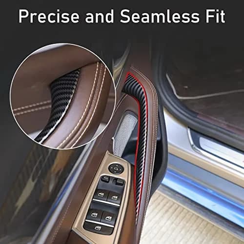 Jaronx Carbon Fiber Pattern Door Handle Covers for BMW 5 Series G30/G31/F90 M5 2017-2022 (2-Piece Set) thumbnail 3