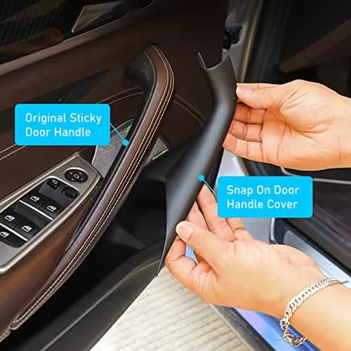 Jaronx BMW 5 Series G30 G31 F90 M5 Door Handle Covers 2017-2022 (2-Piece Set, Black) thumbnail 4