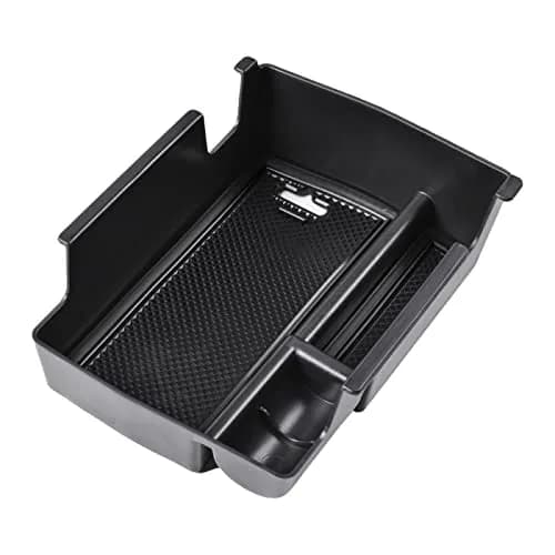 TACOBRO Black Center Console Organizer Tray for Jeep Compass 2022-2025 | Secondary Storage Divider with USB Hole thumbnail 7