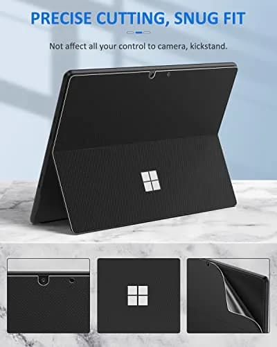 MoKo Tablet Back Skin Stick Decal for Microsoft Surface Pro 12th 2026 | Slim, Water-Resistant, Easy to Apply thumbnail 4