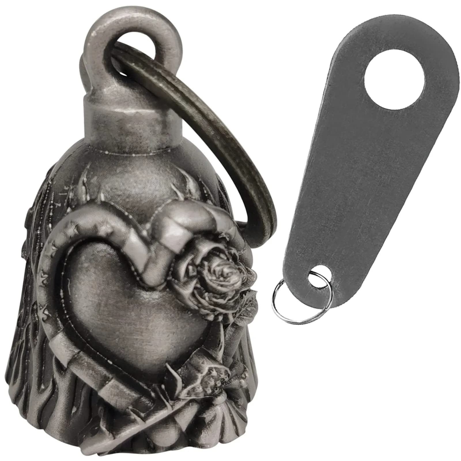 Dream Apparel Guardian Angel Motorcycle Bell | Zinc Alloy, 2.9cm (1.18") Diameter