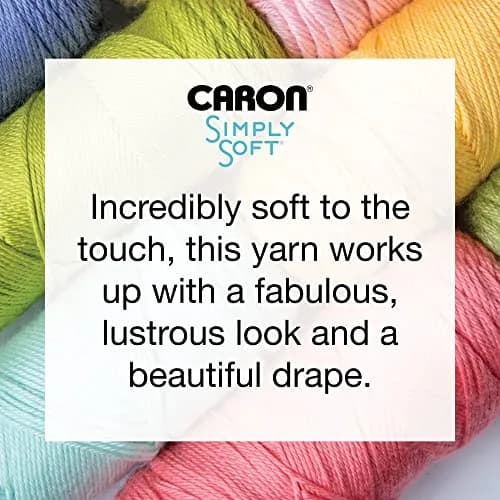 Caron Simply Soft Paints Yarn for Crocheting, Baby Brights, 3-Pack | 705 yards (645 m) Worsted Weight Acrylic Yarn thumbnail 8