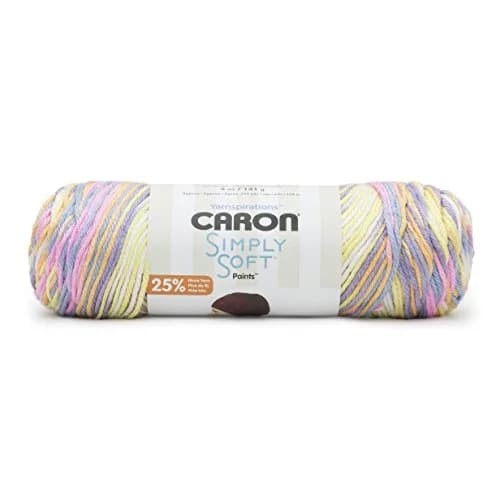 Caron Simply Soft Paints Yarn for Crocheting, Baby Brights, 3-Pack | 705 yards (645 m) Worsted Weight Acrylic Yarn thumbnail 2