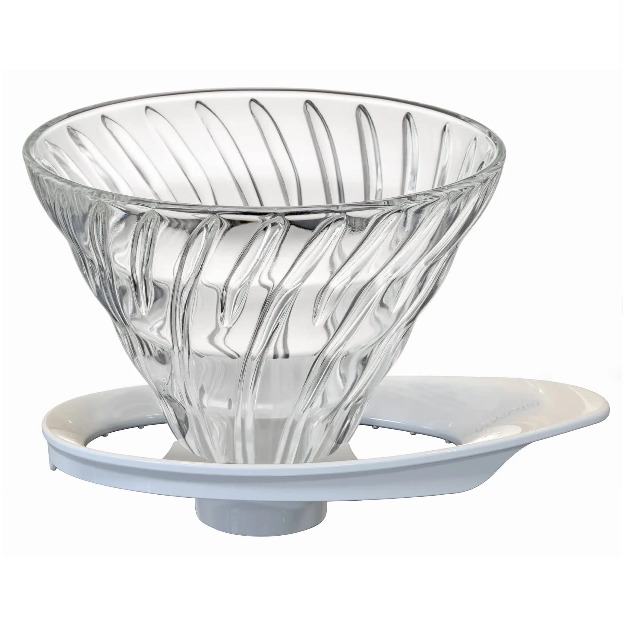 HARIO V60 Heat-resistant Glass Pour Over Coffee Dripper 600ml (0.6L) | Brew Coffee with Clarity