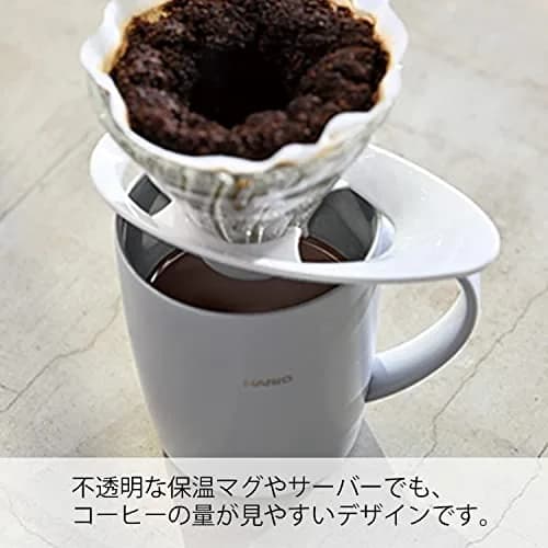HARIO V60 Heat-resistant Glass Pour Over Coffee Dripper 600ml (0.6L) | Brew Coffee with Clarity thumbnail 2