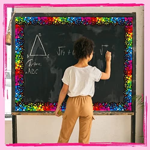 ERKE Scalloped Confetti Bulletin Board Borders 60 ft (18.3 m) | Classroom & Office Decor thumbnail 5
