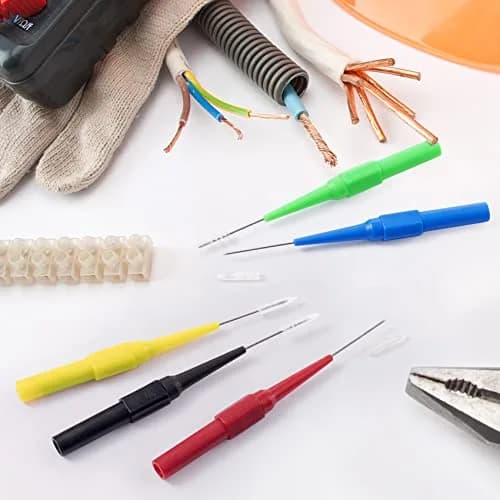 OIIKI 10Pcs 0.7mm Test Probe Pins | Non-Destructive Insulation Piercing Needle Testers thumbnail 3