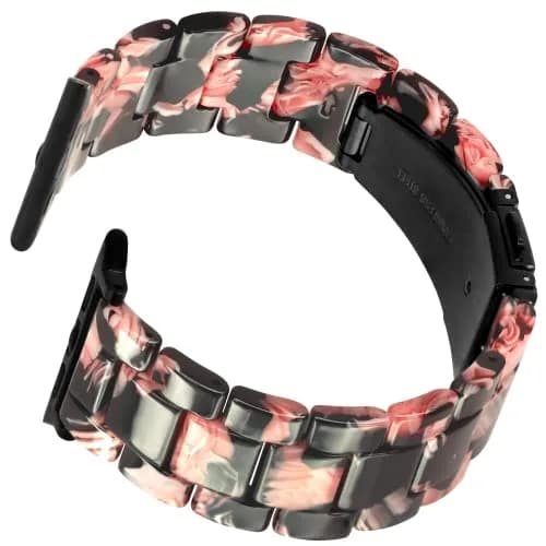 Vamyzji Compatible with Apple Watch Band 42mm Series 10 | Waterproof Resin Strap for Women Men (38mm/40mm/41mm/42mm) thumbnail 2