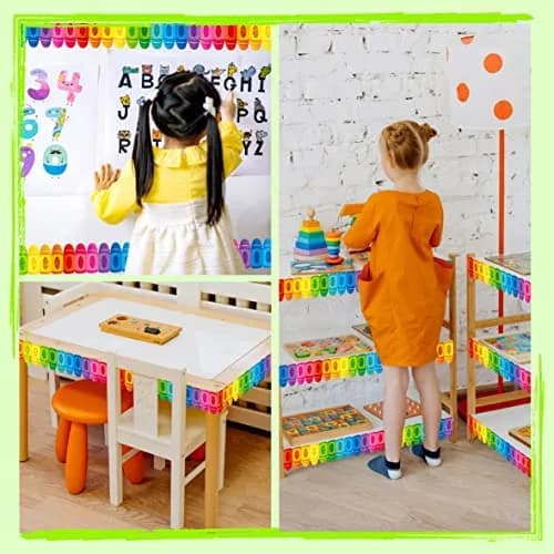 ERKE 60 Feet Crayon Bulletin Board Borders | 18.3m (60 ft) Classroom Trim thumbnail 4